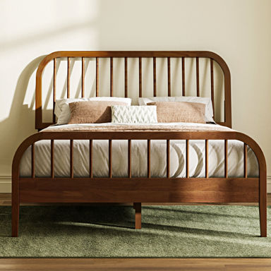 Gracie Oaks Anderson Solid Wood Spindle Bed Frame & Reviews | Wayfair