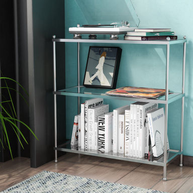 Willa Arlo™ Interiors Carolina 3 Tier Etagere Bookshelf & Reviews | Wayfair
