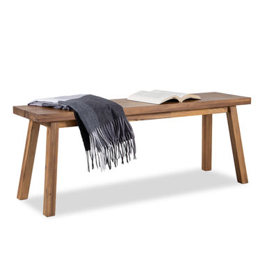 Millwood Pines Solid Wood Outdoor Bench & Reviews | Wayfair