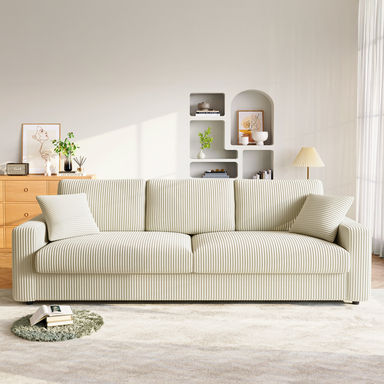 4 Seater Corduroy Sofa