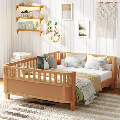 Red Barrel Studio® Wood Low Profile with Rails | Wayfair