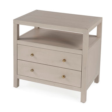 Butler Nora 2-Drawer Wide Nightstand & Reviews | Perigold
