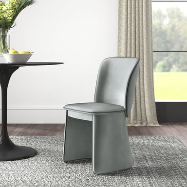 Rachele 18.8'' H Faux Leather Upholstered Pine Side Chair