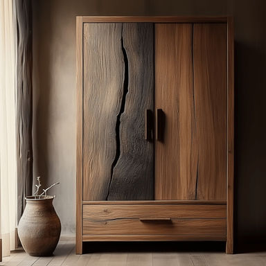 A Wardrobe With A Simple Design Sense