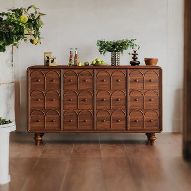 Atta Avenue French Retro Accent Cabinet Solid Wood Accent Cabinet | Wayfair
