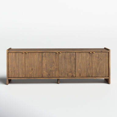Birch Lane™ Handa Solid Wood TV Stand for TVs up to 75" & Reviews | Birch Lane