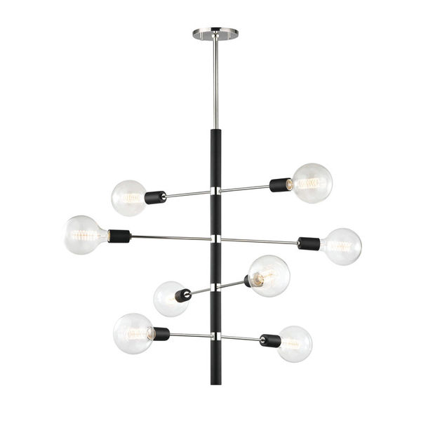 Christopher 8 - Light Sputnik Modern Linear Chandelier