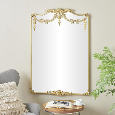 Krystn Metal Rectangle Wall Mirror