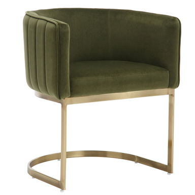 Everly Quinn Modern Barrel Dining Chair With Backrest And Armrests Side Chair For Dining Room, Parlor And Balcony | Wayfair