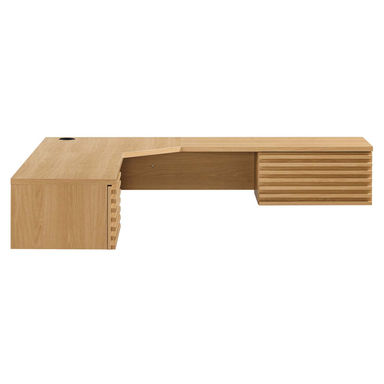 Modway Render Wall Mount Corner Office Desk & Reviews | Wayfair