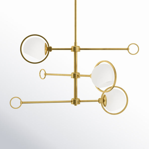 Clendon 3 - Light Sputnik Modern Linear Chandelier