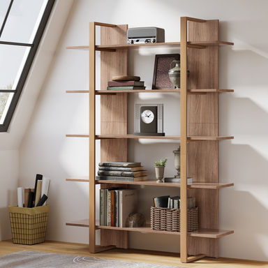 Millwood Pines 5-Tier Bookshelf Etagere Bookcase Bookshelves For Living Room, Bedroom & Reviews | Wayfair