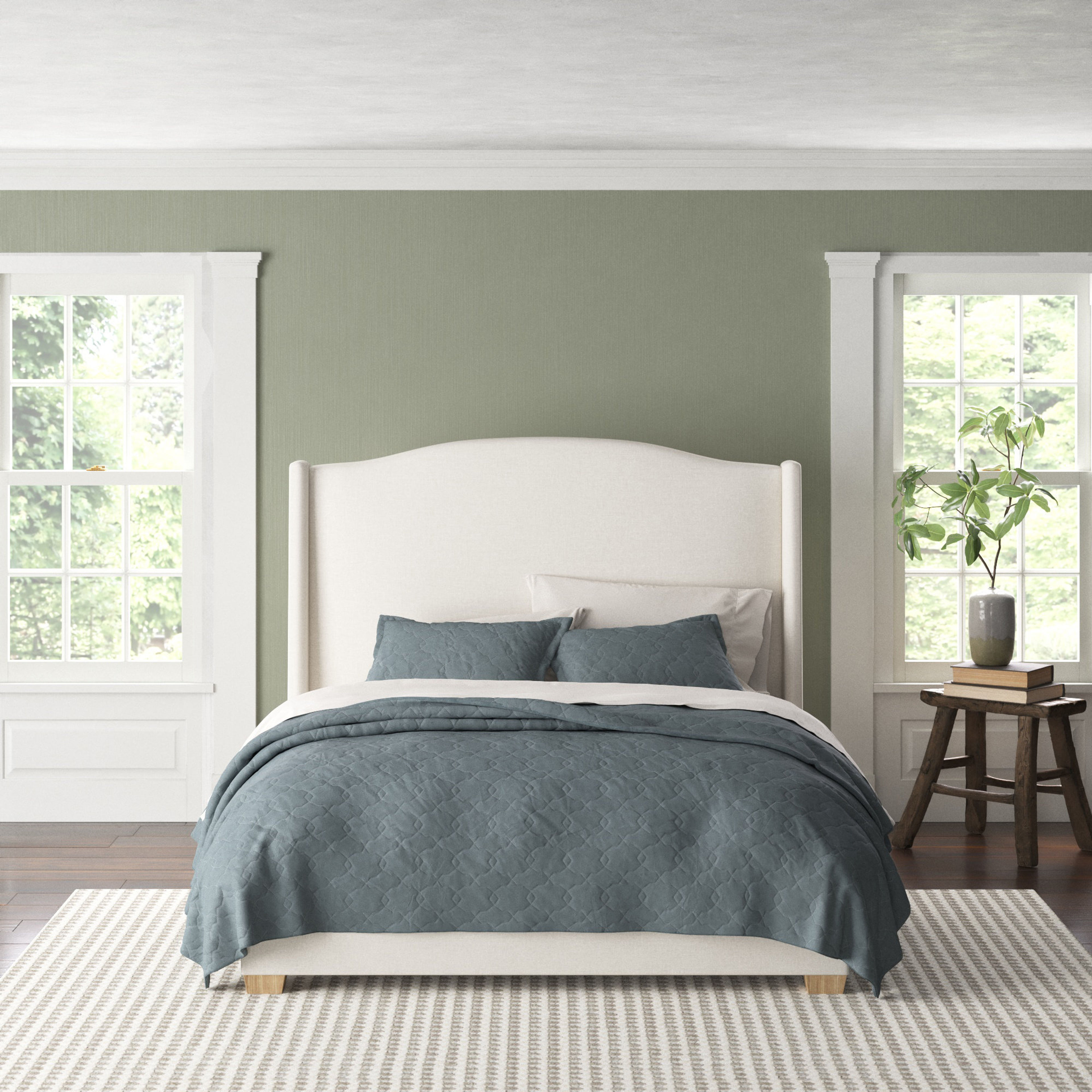 Birch Lane Allis Upholstered Low Profile Platform Bed