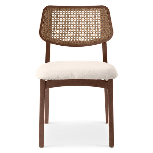 Ena Modern Brazilian - Beth - Cane Side Chair - Seat - Frame - Webbing