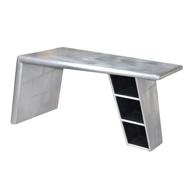 Thor Metal Top Solid Wood Base Writing Desk