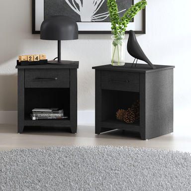 Walter 1 Drawer Nightstand (Set of 2)