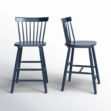 AllModern Stacee Solid Wood Bar & Counter Stool & Reviews | Joss & Main