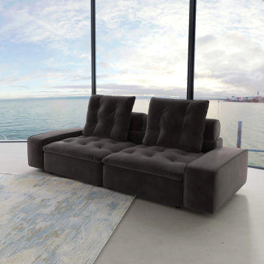 Custom Sky Cloud Loveseat – Deluxe Modular Sofa Solutions