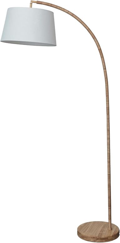 Bloomingville 60 Watt Elegant Rattan Arc Floor Lamp, Natural - Amazon.com