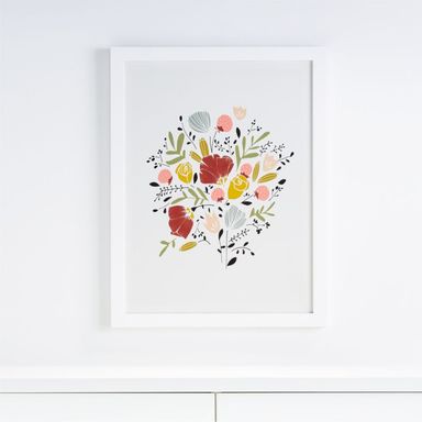 Bloom Framed Wall Art Print + Reviews | Crate & Kids