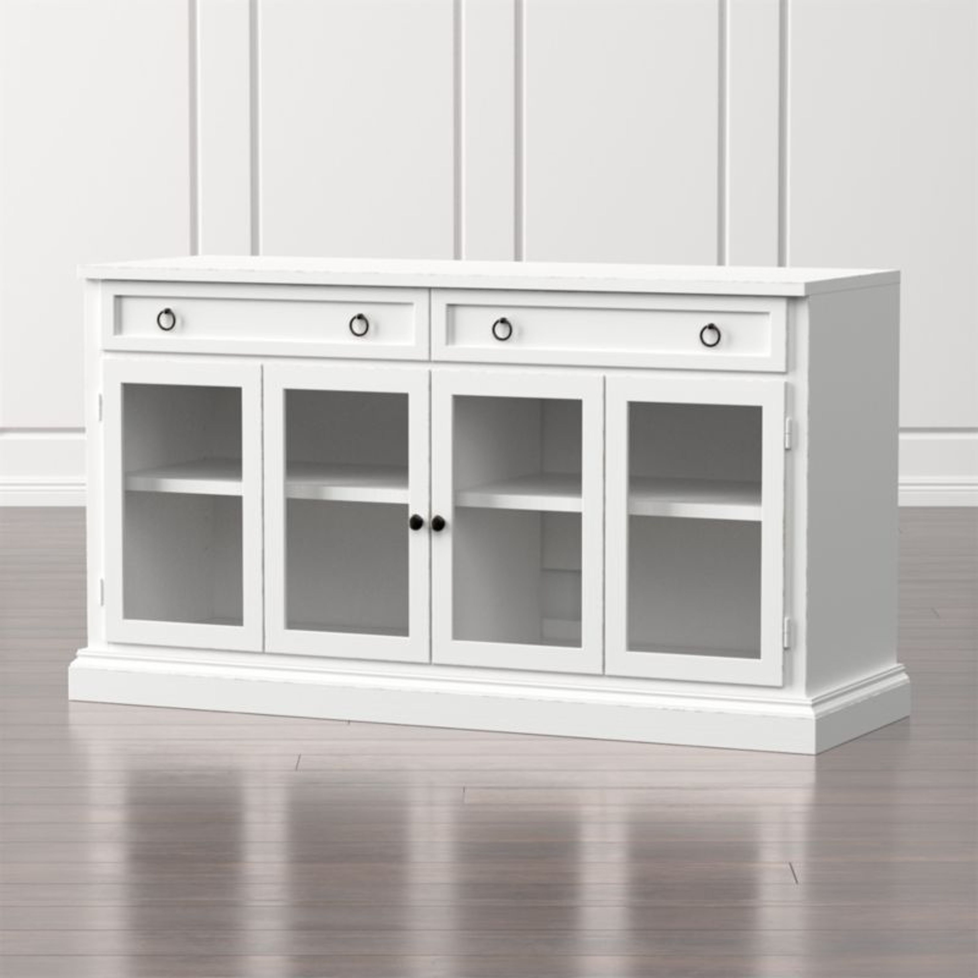 Cameo 62" White Modular Media Console TV Stand