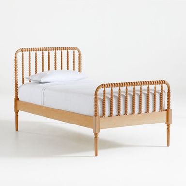 Jenny Lind Maple Wood Spindle Twin Kids Bed Frame + Reviews | Crate & Kids