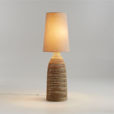 Nossa Woven Seagrass Floor Lamp 57.5"