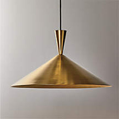 Exposior Brass Pendant Light Model 018 24.75" by Paul McCobb