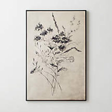 'Flora' Framed Wall Art 40"X60"