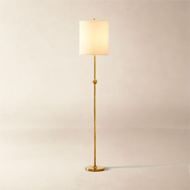 Marceau Boule Polished Brass Floor Lamp
