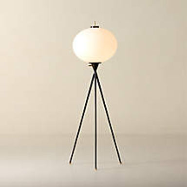 Montaigne Black Tripod Floor Lamp by goop