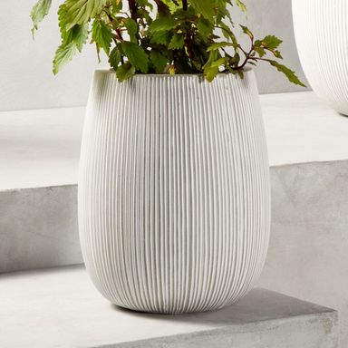 Pod Grey Cement Indoor/Outdoor Planter Medium
