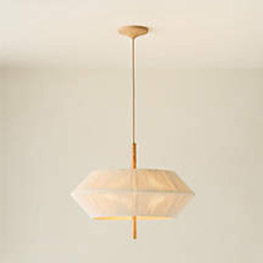 Totora Oak Pendant Light