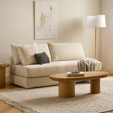 Braam 75" Sofa Bed - Vintage White