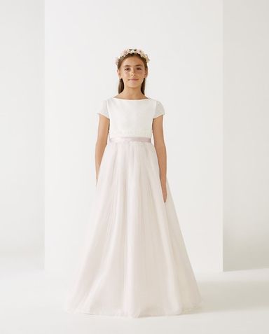 Vestido de niña de comunión GLICINA