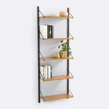 Quilda Wall-Mounted Vintage Bookcase