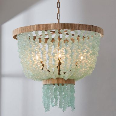 Boho Chic Chandelier - Coastal