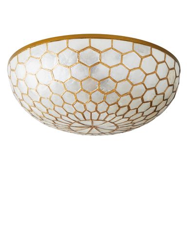 Capiz Flush Mount