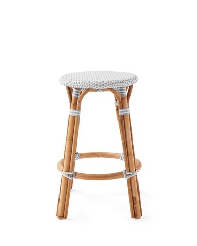 Riviera Rattan Backless Counter Stool