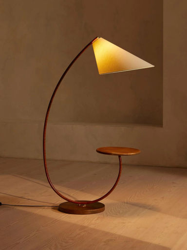 SOHO HOME Winona Floor Lamp In Brown