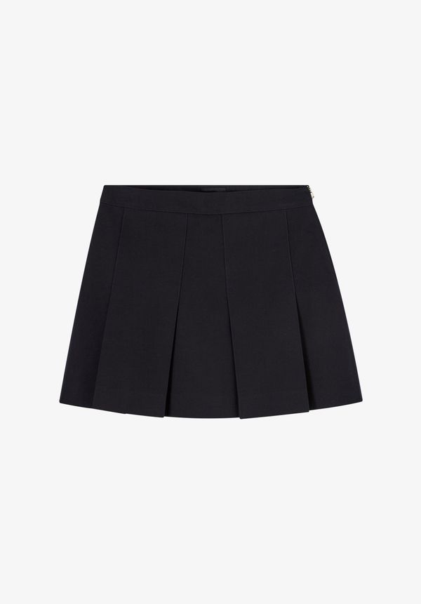 Pleated mini skirt