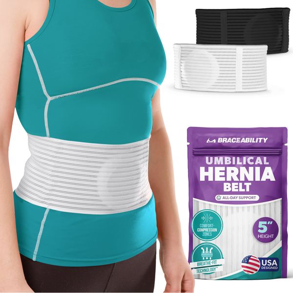 Umbilical & Abdominal Hernia Support Belt with Pad