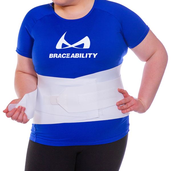 Plus Size Bariatric Back Support Belt Girdle for Obesity Low Back and Hip Pain Relief