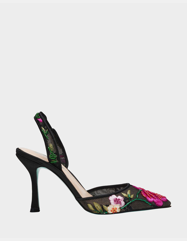 APRIL BLACK MULTI FLORAL