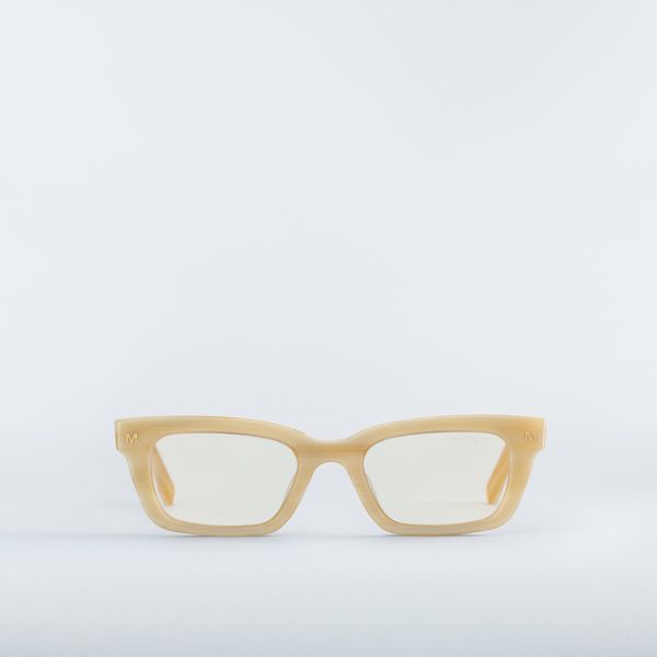 Ruby Glasses in Alabaster