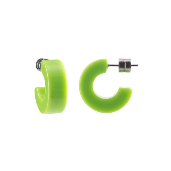 Muse Hoops in Neon Green