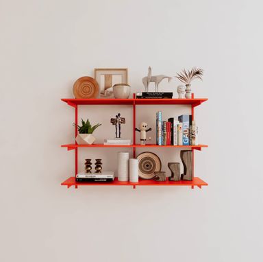 Wall Mounted Shelving Units - 3 Shelf Aluminum