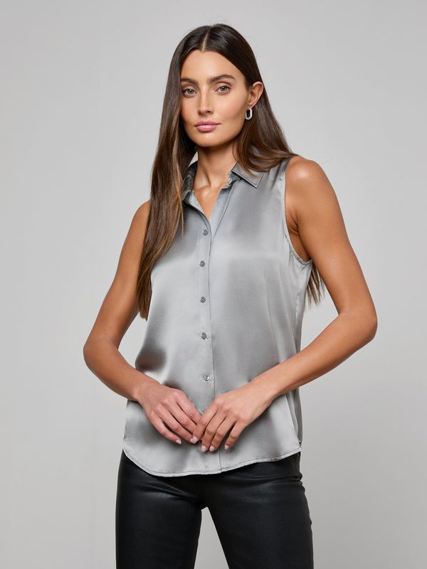 Emmy Sleeveless Silk Blouse