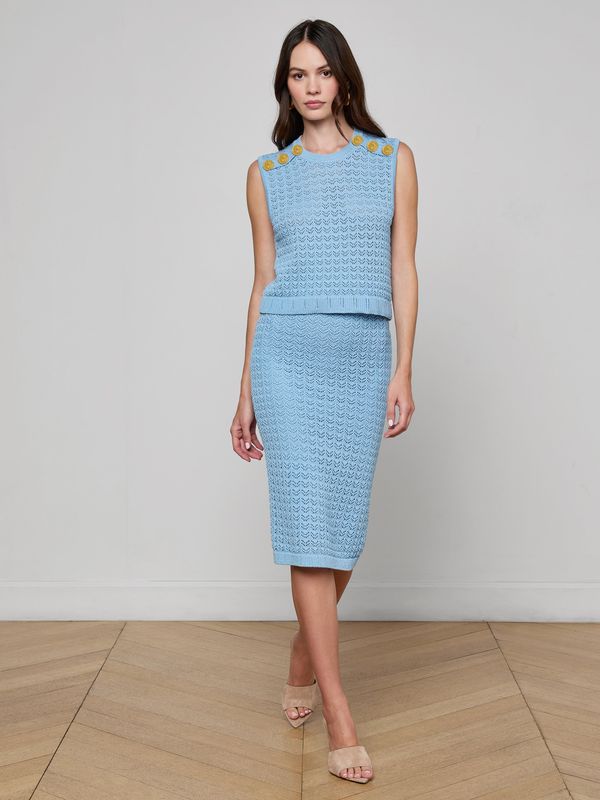 Lacen Pointelle Knit Skirt