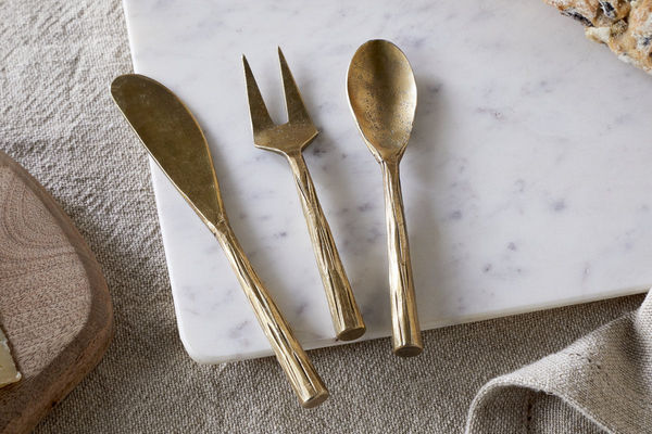 Roda Serving Set - Antique Brass (Set of 3)